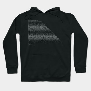 Stephen Fry Quotes Hoodie